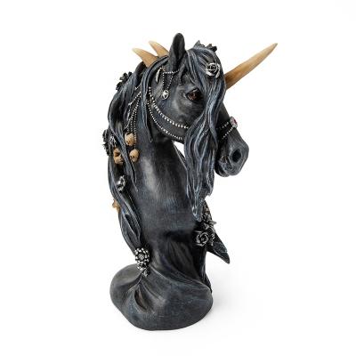 China China Hot Selling Good Quality Felt Unicorn Outdoor Halloween Decorations Black for sale