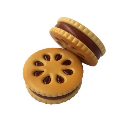 China Popular Creative Cookie Biscuit Design 2 Parts 55Mm Tobacco Spice Smoking Grinder Zinc Alloy Herb Grinder Grinders for sale