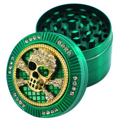 China Simply Bottom Herb Grinder Multi Operation Logo Custom Color Storage Herb Grinder Hemp Plastic Tobacco Grinder for sale