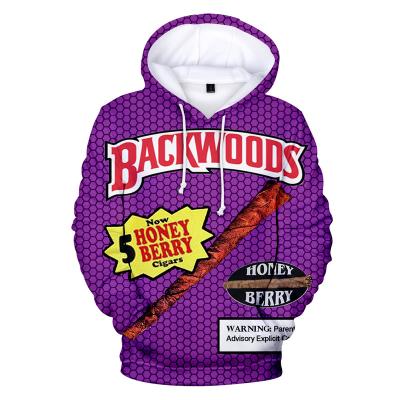 China Anti-wrinkle Newest Arrival Backwoods High Quality 3d Fast Shipping Hoodies Printed Design Hoodies For Men for sale