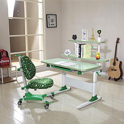 China Environmental Material Adjustable Study Table And Ergonomic Chair Kids Furniture For Hot Sales for sale