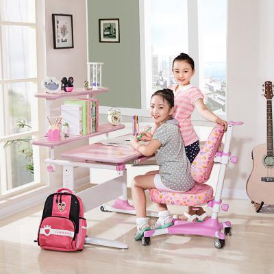 China Environmental Material Hot Sales Adjustable Children Study Table And Chair Multifunctional Kids Learning Desks And Chair Set for sale