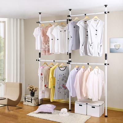 China Hot Stored Sales Metal Ceiling Clothes Rack Pop Style Coat Storage Racks for sale