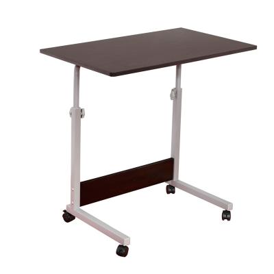 China Easy Assemble Office Home Movable Waist Computer Table Stand Laptop Notebook Desk Table Holder Adjustable Swivel Wheel For Sofa Bed for sale