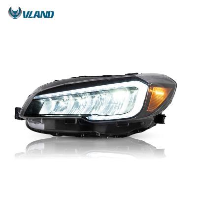 China PP+ABS Wholesale VLAND LED DRL Head Lights 2015-UP VA STI Headlight Forsubaru Impreza WRX for sale