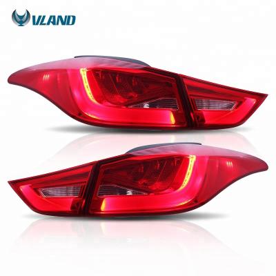 China Factory wholesale price VLAND white reverse light factory price of elantra 2012-2015 car LED plug-in tail lamp for Hyundai Elantra for sale