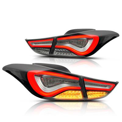 China Manufacturer ARCHAIC Yellow LED Sequential Turn Signal Tail Lights For 2011-2016 HYUNDAI ELANTRA (AVANTE DM) LED Rear Lamp With Sequential Turn Signal for sale