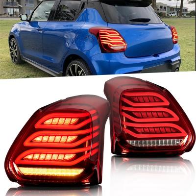 China PC+ABS Archiac led rear light for Suzuki swifts 2017-2020 plug and play with dynamic turn signal for swifts taillights for sale