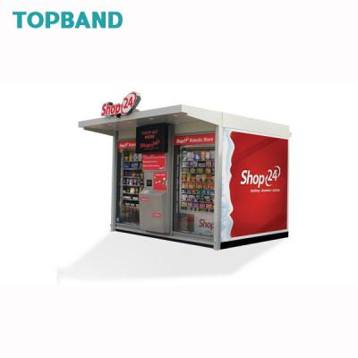 China Outdoor Container Shop Stores Convenience Service Self Service Movable 24 Hours for sale