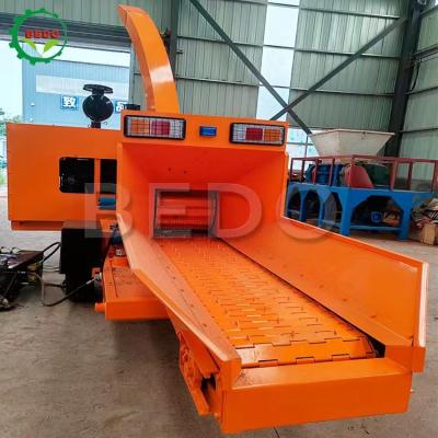 China Continuous Working Garden Orchard Tree Brush Branch Shredder Machine for sale