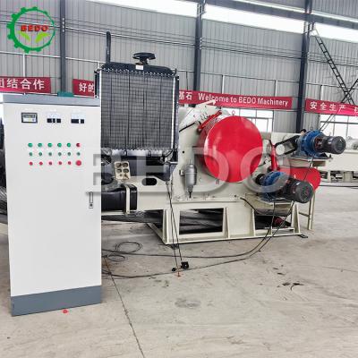 China Heavy Duty Waste Tree Branch Drum Wood Chipper Machine 110KW for sale