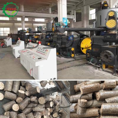 China 110kw Biomass Briquetting Machine Efficient Sawdust Briquette Manufacturing Machine for sale