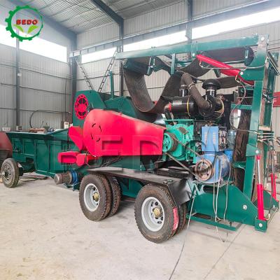 China Heavy Duty Wood Branch Farm Crusher Machine With 50kw Generator And 10 Blades for sale