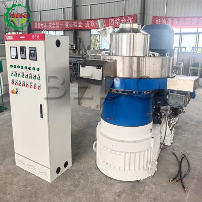 China Advanced Stainless Steel Biomass Pellet Machine With PLC Control System for sale