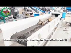 90KW High Capacity Wood Sawdust Making Machine 4500KG