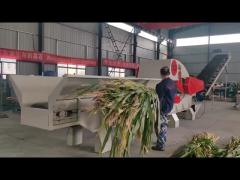 Wood Shredder Machine 11500kg Weight and 25-35MM Final Wood Chips Size