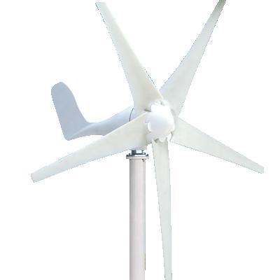 China Nylon Fiber Manufacturer Wind Generator Breeze Start 1.5m/s 12/24V 100W-400W Windmill For 300W Electricity for sale