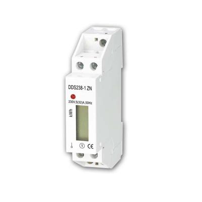 China ZN DDS238-1 RS485 electricity meter communication modbus rtu energy meter DDS238-1 remote control two way ZN for sale