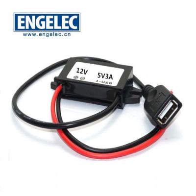 China Input voltage 8V-24V output voltage 5V with USB B/C-Type step-down 15W DC-DC converter 15w for sale