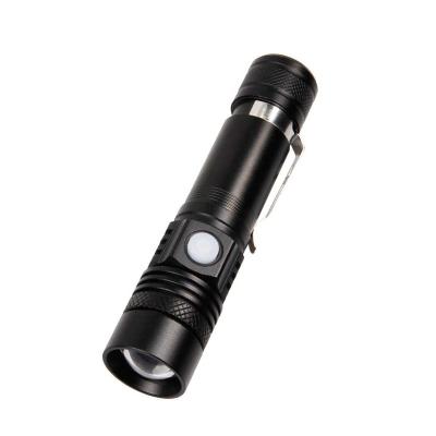 China Outdoor High Power Zoom Torch Light Super Bright Emergency Flashlight Flashlight for sale