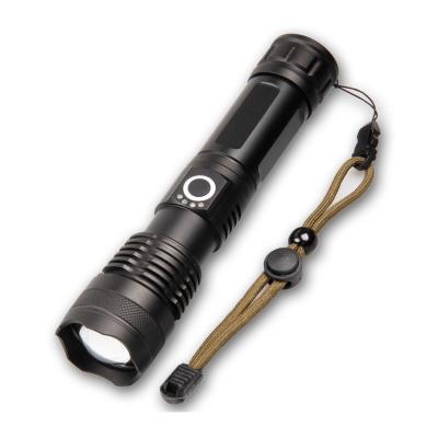 China Emergency aluminum alloy p50 flashlight telescopic flashlight five modes bicycle accessories flashlight 2021 for sale