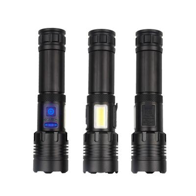 China Emergency USB Rechargable Led Flashlight Led Torch Flashlight Led Flashlight for sale