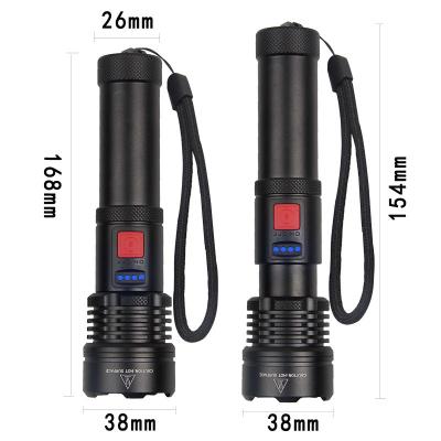 China Multifunctional Emergency Flashlight USB Rechargeable Five Modes Led Flashlight Torch Emergency Flashlight for sale