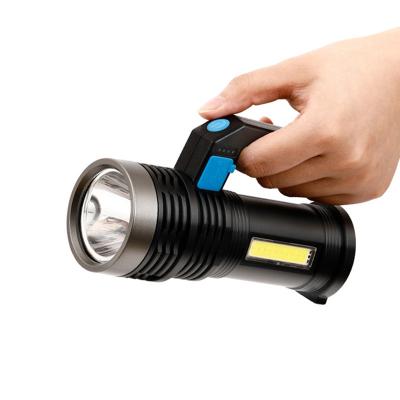 China Emergency USB Flashlight High Power Multifunctional Flashlights Led Search Light for sale