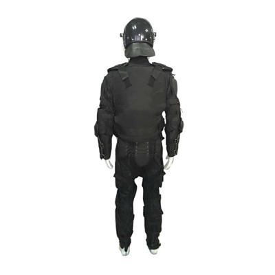 China PE plastic + 0.5mm thick steel plate + soft energy absorption police riot suit military anti riot control equipment armor professional police suit riot gear for sale