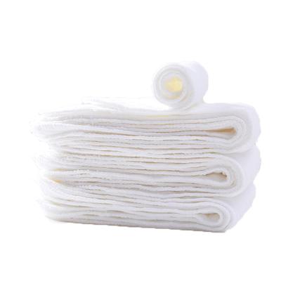 China 100% Cotton Washable Embroidered Cloth Newborn Diaper Towel 3 Layers Soft Breathable Baby Gauze Diapers Pad for sale