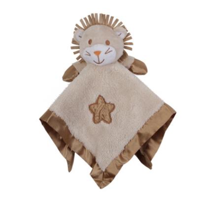 China Newest Baby Anti-Static Plush Lion Comforter Security Blanket for Newborns, Infants, Toddlers, Boys and Girls for sale