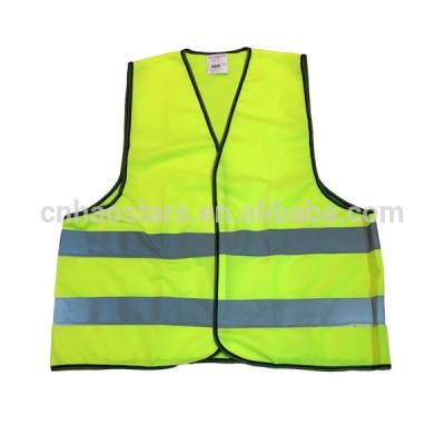 China 100% Polyester High Visibility Road Safety Material Vest With En471 For Car Warning Children Warning Vest for sale