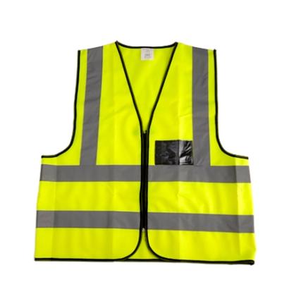 China 100% polyester 100% polyester orange/yellow top quality hot sale reflection safety vest clothing for sale