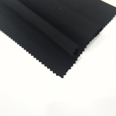 China Sustainable 280GSM 95%polyester 5%spandex knit 4 ways stretch ottoman spandex polyester fabric for sale