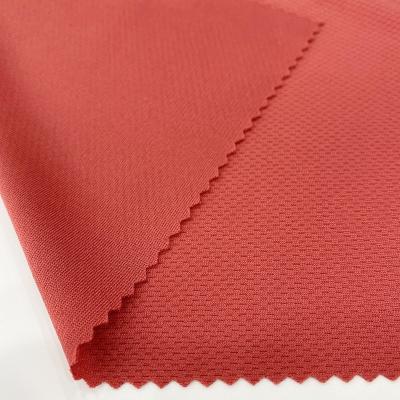 China Durable 100 Polyester Knit Bird Eye Mesh Activewear Eyelet Birdeye Tank Top Breathable Wicking Recycling Fabric For Sportswear Garment for sale