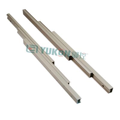 China Aliminum Fold Table Slide Aluminum Alloy Section Folding Table Slide Extension Mechanism for sale