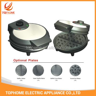 China Adjustable Thermostat Heart Shaped Waffle Maker TH-WM86A for sale