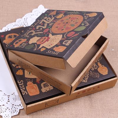 China Christmas 2021 Recyclable 10 12 14 15 16 18 24 Inch Pizza Box Food Grade Custom Corrugated Pizza Delivery Boxes for sale