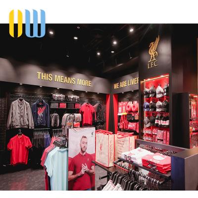 China China Commercial Deployment Wholesale Sports Store Display Store Interior Design Sports Shoe Display Rack Sports Display Showcase for sale