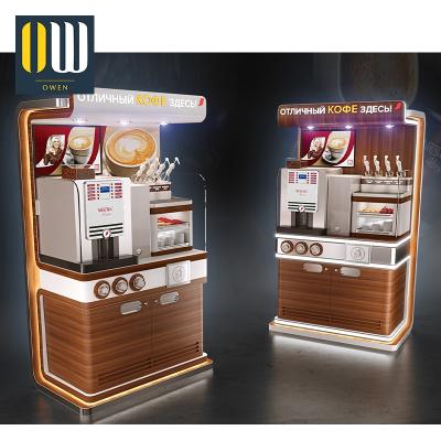 China Coffee Cup Shape Kiosk Small Coffee Kiosk Coffee Kiosk Commercial Deployment Portable Design for sale