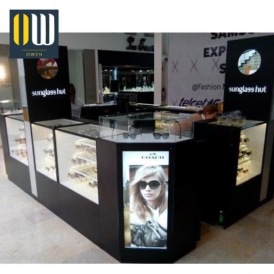 China Sunglasses Mall Kiosk Monocle Kiosk Display Commercial Deployment Kiosk For Sunglasses for sale