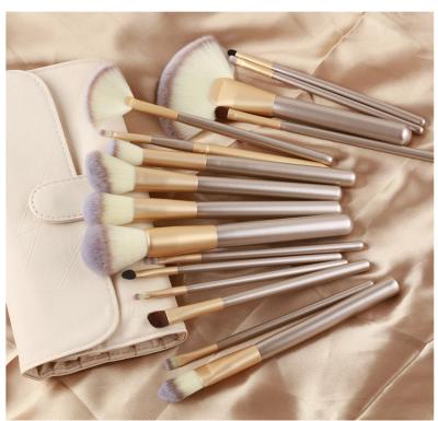 China Angular Blush New Arrival 2021 24pcs High Quality Champagne Makeup Brushes Professional Make Up Brush Set for sale