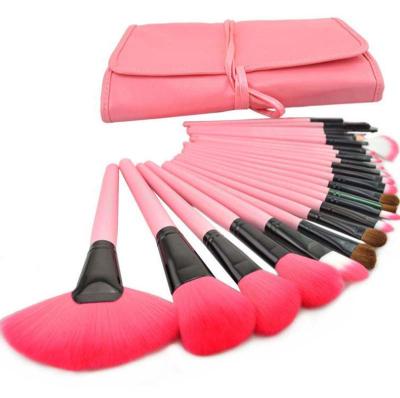 China Angular Blush Makeup Brush Wholesale 24pcs Makeup Brush Super Soft Private Label Hair Makeup Brush Custom Logo for sale