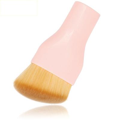 China Angular Blush Low MOQ Foundation Makeup Brush Liquid Beauty Makeup Brush Hot-selling Single Handle Custom Logo for sale