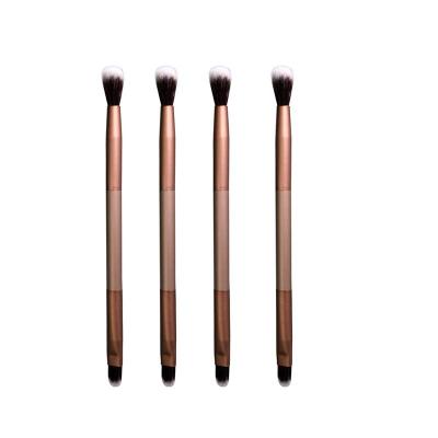 China Angular Blush Wholesale Professional Double End Eyebrow Brush Mascara Brush Double Sided Eyeshadow Brush for sale