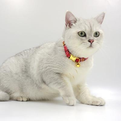 China Personalized 2023 Cat Bell Anti Shedding Kitten Small Dog Bark Marking Collars for sale