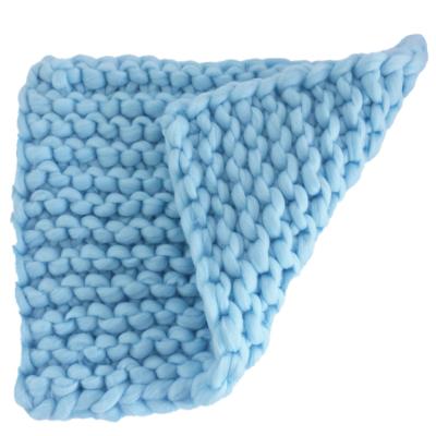 China Anti-pilling new style 2021 handmade crochet knitted baby blanket baby knitted blanket 2021 for sale