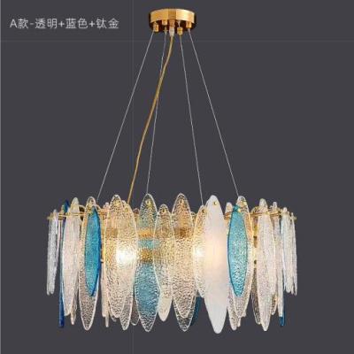 China Art Modern Minimalist Luxury Postmodern Designer Lamps Living Room Bedroom Light Glass Chandelier for sale