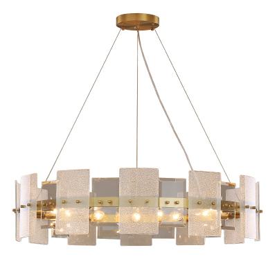 China modern american copper nordic pendant lights home light luxury designer villa showroom chandelier living room for sale