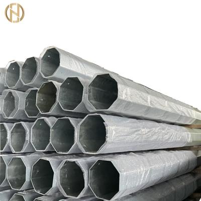 China Easy Maintain High Quality Galvanized Transmission Line Steel Tubular Pole For Africa Market for sale